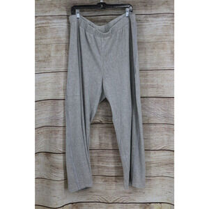 JMS Just My Size Womens Plus Sz 22W/24W Pull On Terry Cloth Sweatpants Gray